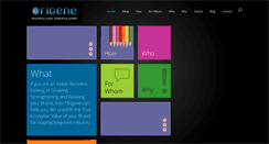 Desktop Screenshot of origene.co.in